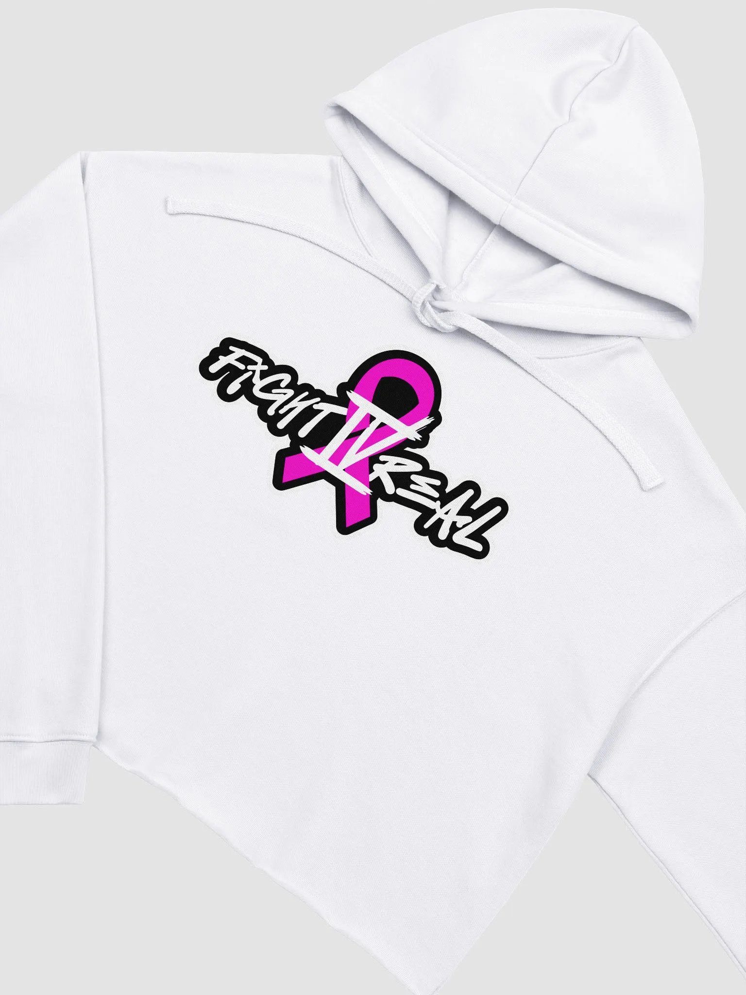 Fleece Crop Sweatshirt Crop Top Hoodie product image (7)