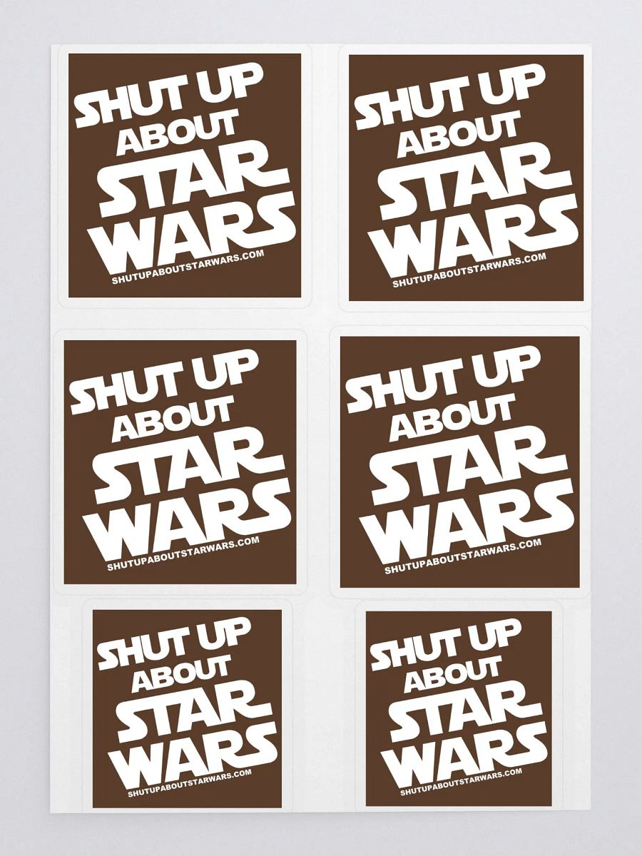 Shutup About St@r W@rs stickers product image (1)