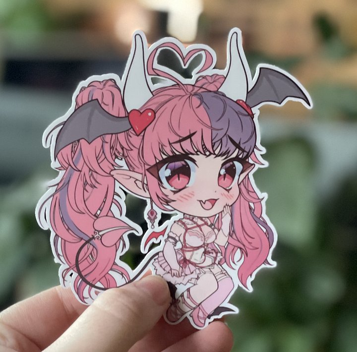 Ironmouse - 5" Vinyl Stickers product image (2)