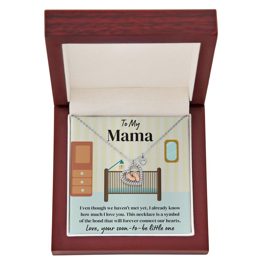 To My Mama Baby Feet Necklace - Unbreakable Bond product image (6)
