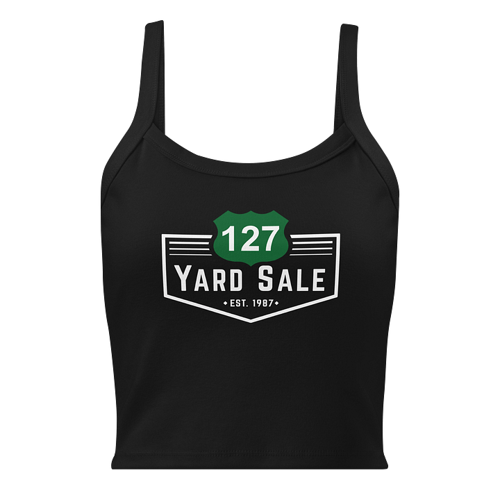 127 Yard Sale (2025) Vintage - Bella+Canvas Women's Micro-Rib Tank Top - Black product image (1)
