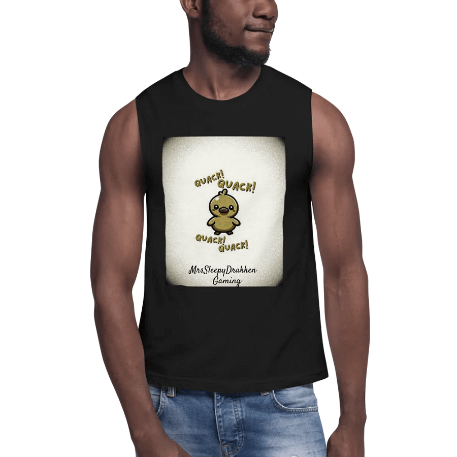 Quack Attack Duckling Muscle Tank product image (6)