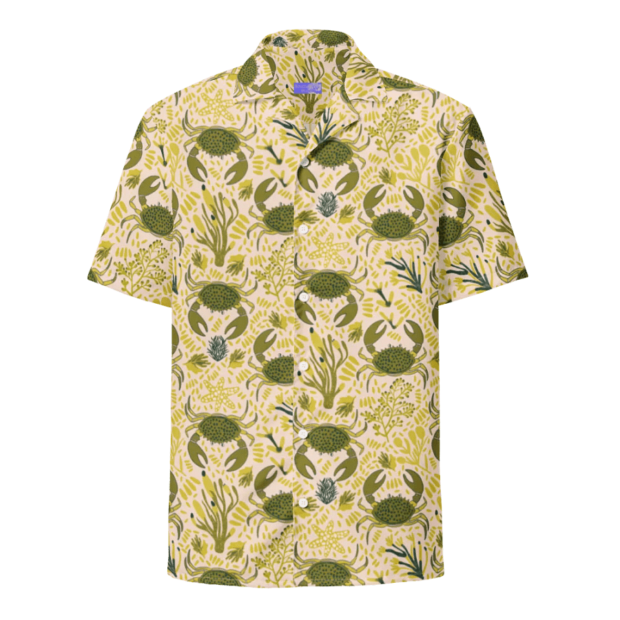 Tropical Crab Paradise Hawaiian Shirt product image (1)
