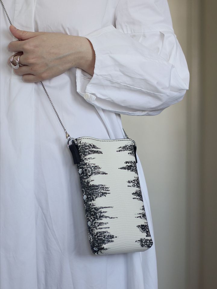 Lizard-embossed Leather Mini Bag product image (2)