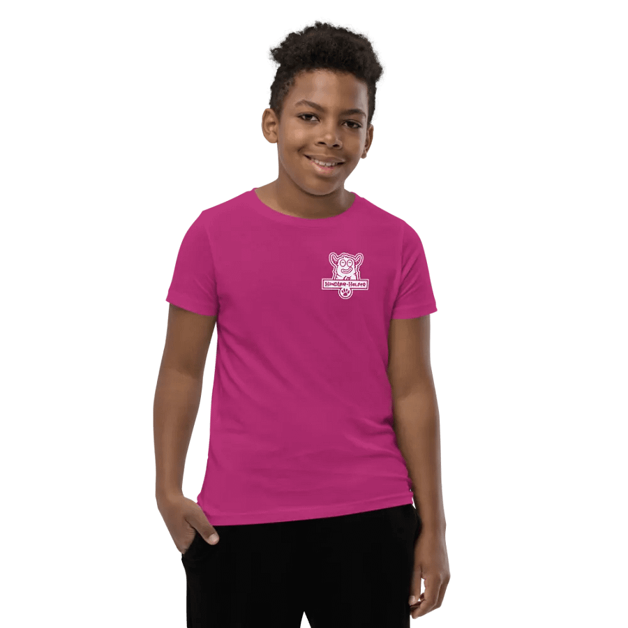 Youth Handler-Helper Logo (White on Dark) Tee product image (7)