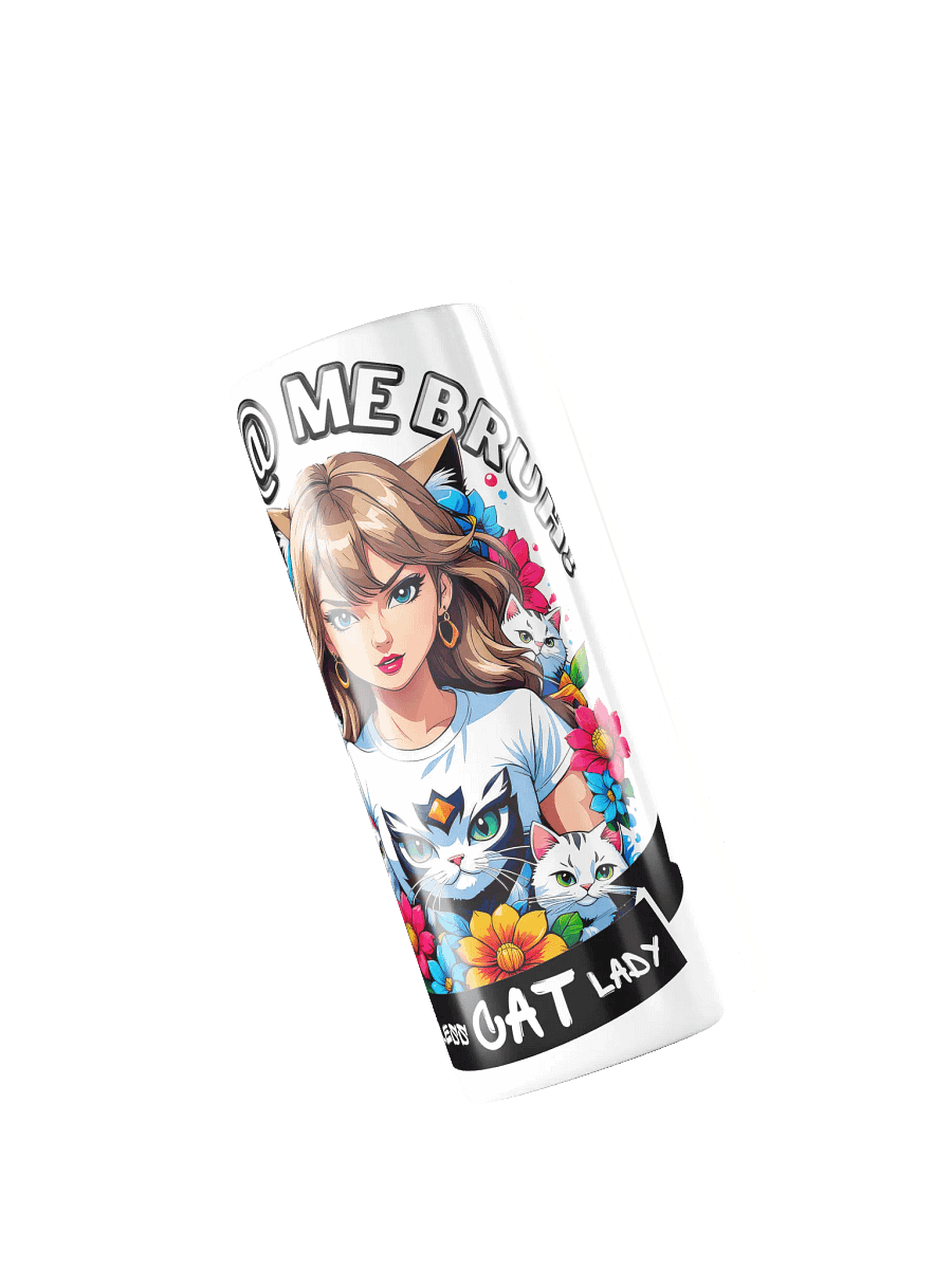 Childless Cat Lady 20 oz Skinny Stainless Steel Tumbler - White product image (5)