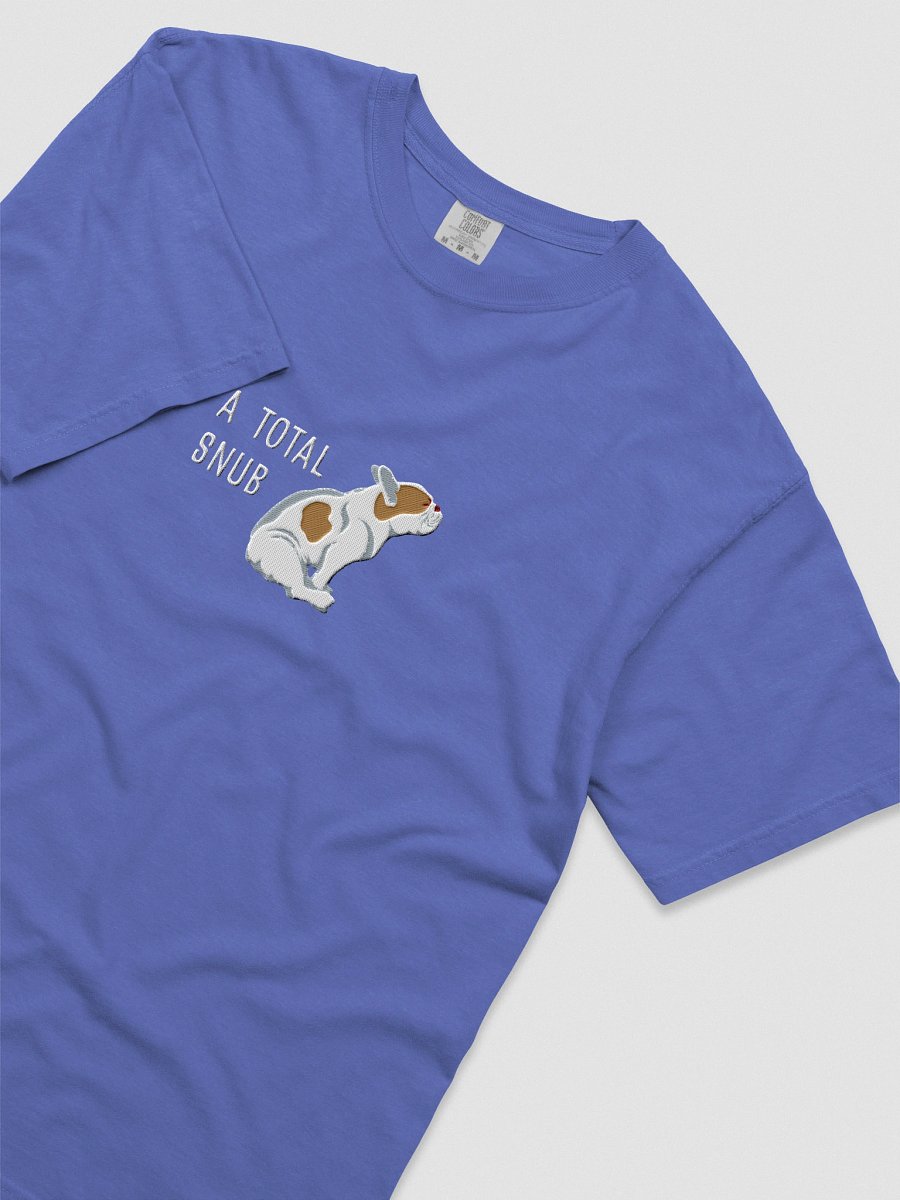 A Total Snub T-Shirt(Embroidered) of a French Bulldog(Pied Brown) product image (45)