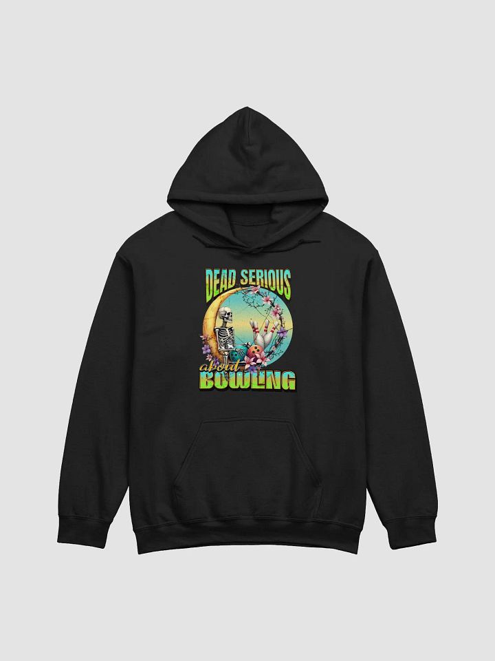 Dead Serious About Bowling Skeleton Hoodie product image (1)
