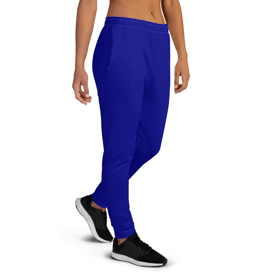 Plain Color Navy Blue Joggers product image (4)