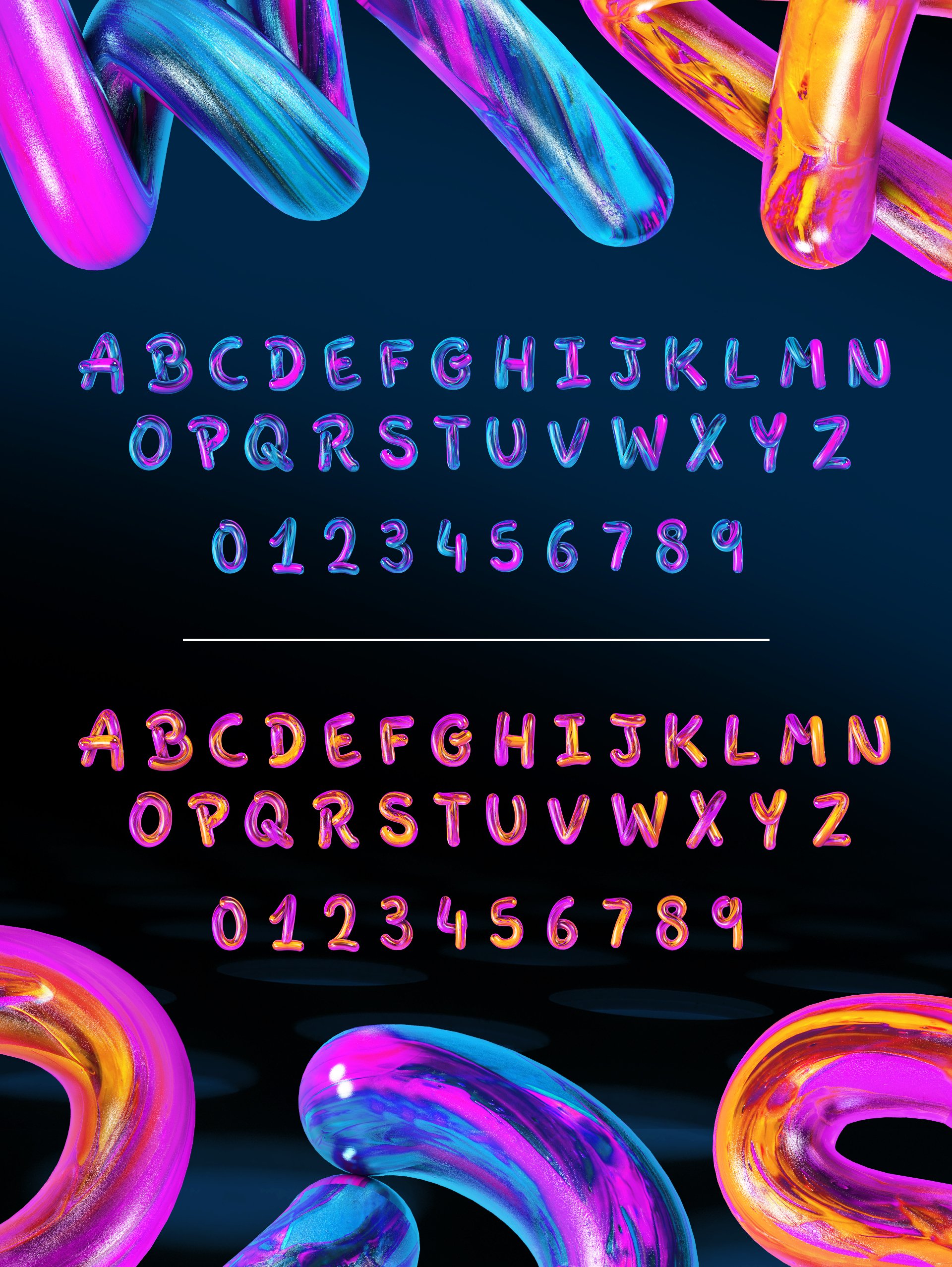 Blend 3D Font product image (2)