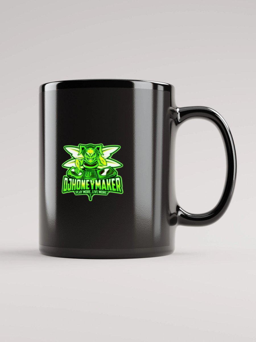 Neon Logo Black Glossy Mug product image (1)