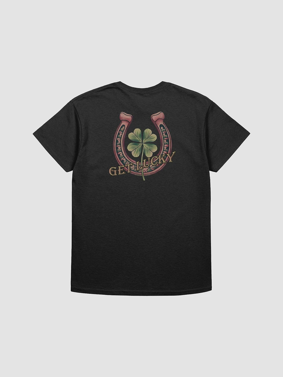 Get Lucky Four-Leaf Clover and Horseshoe Lucky T-shirt product image (13)