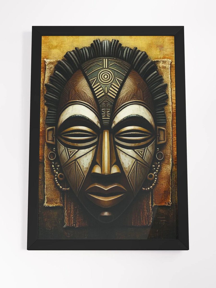 African Heritage Matte Framed Mask Poster product image (4)