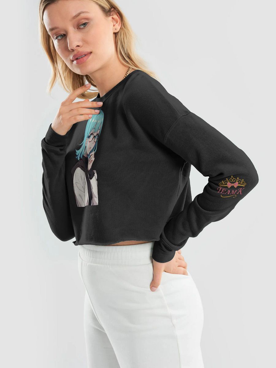 (Aqua WAIFU) K Crop Sweatshirt product image (10)
