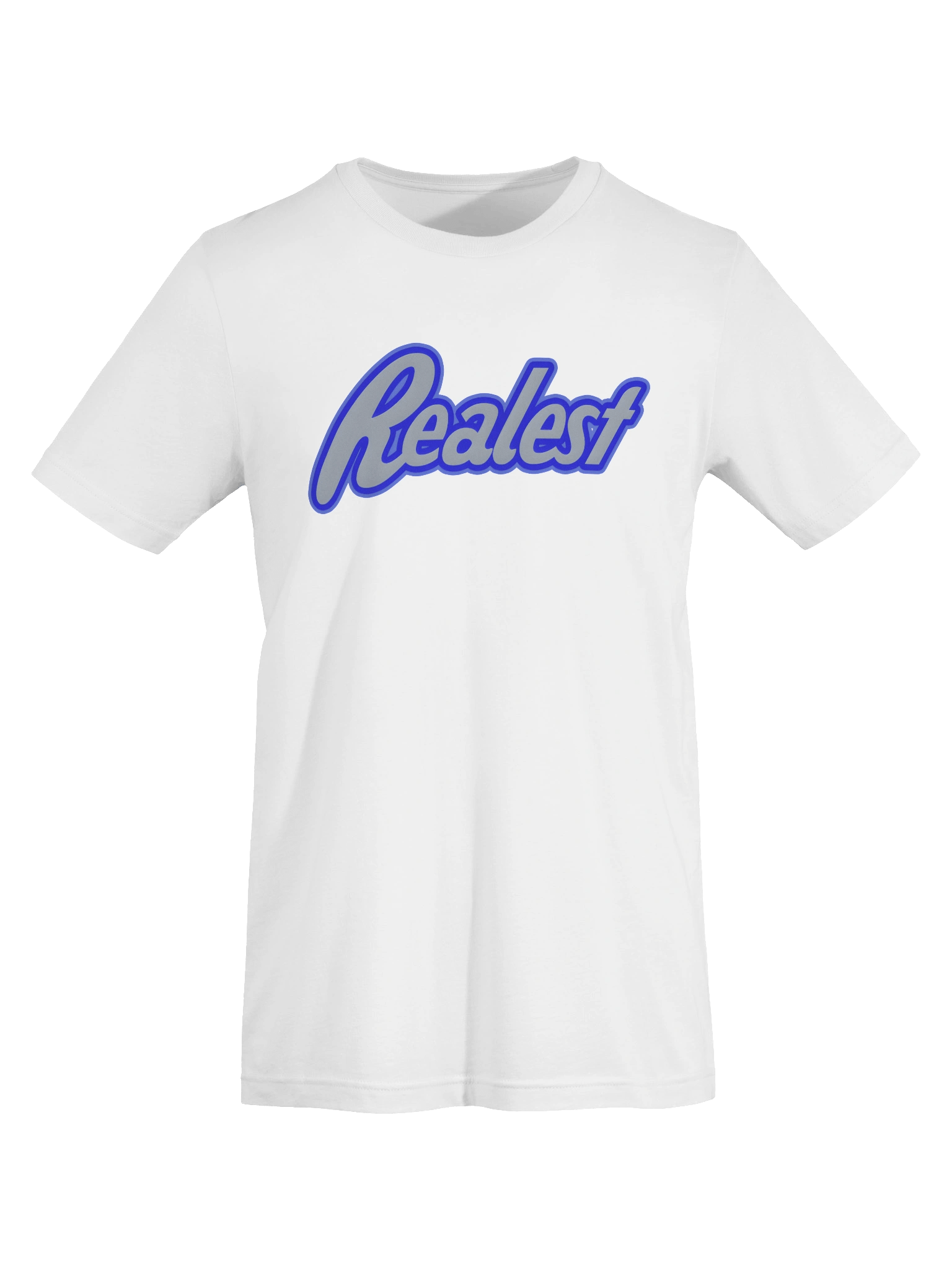 Realest Classic T-Shirt - Grey & Kentucky Blue Edition product image (7)