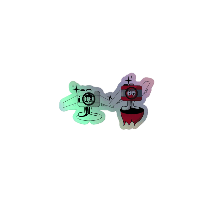 HD Melbourne Aviation: Double Mascot Holographic Sticker Sheet product image (1)