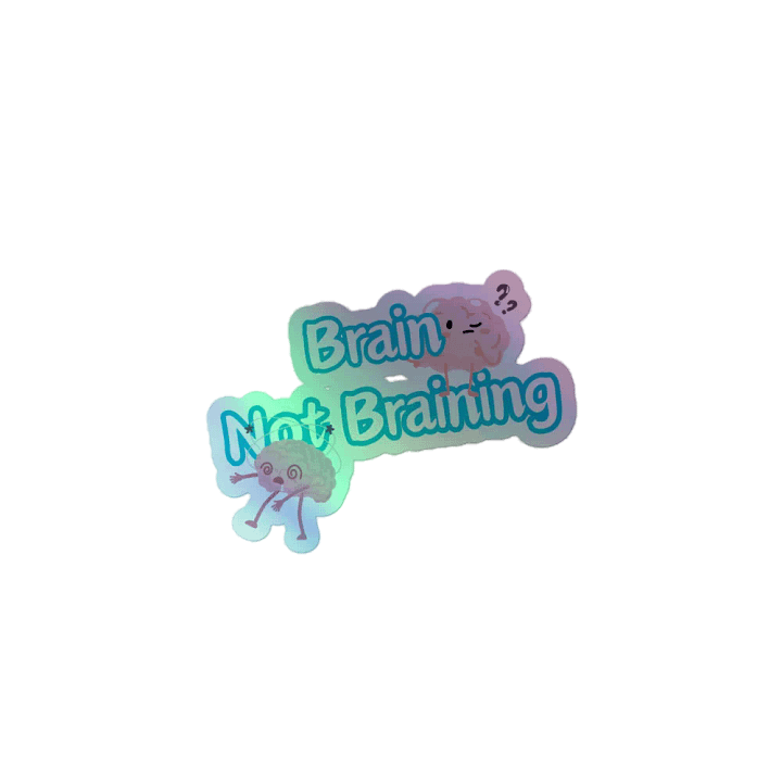 Whimsical Brain Not Braining Sticker Set product image (1)