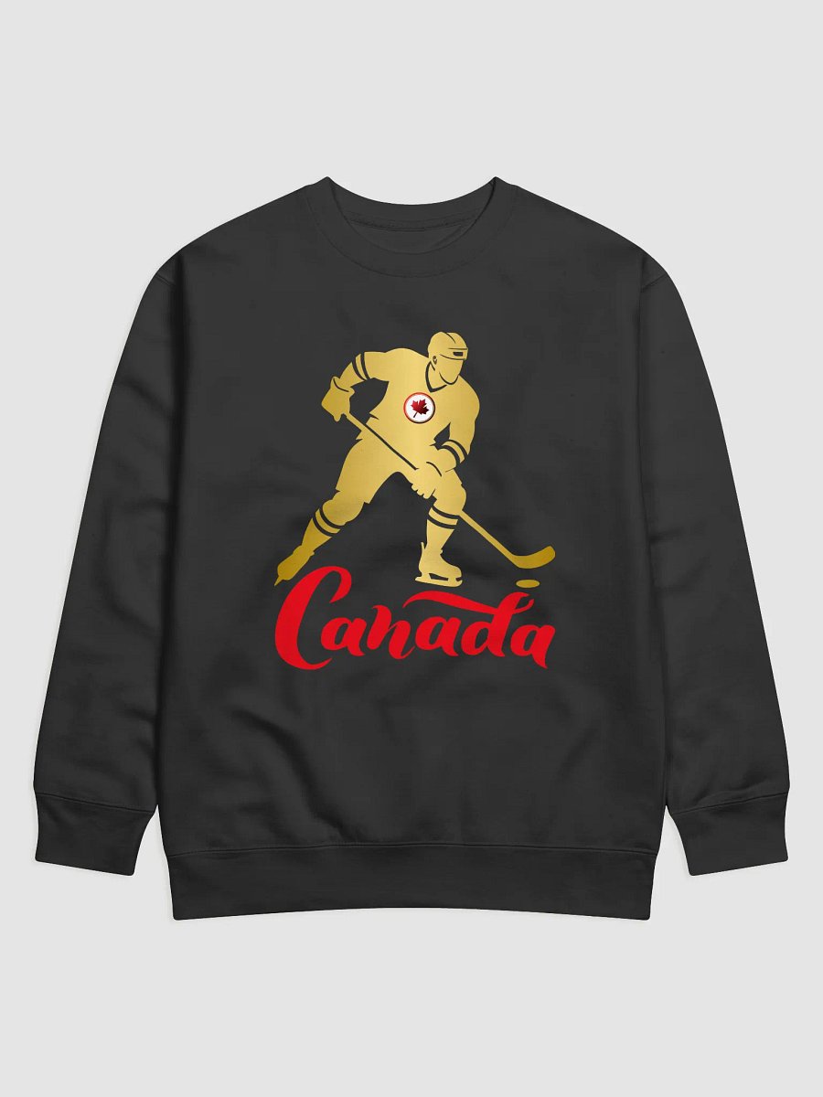 Golden Maple Leaf Hockey Silhouette Sweatshirt product image (1)