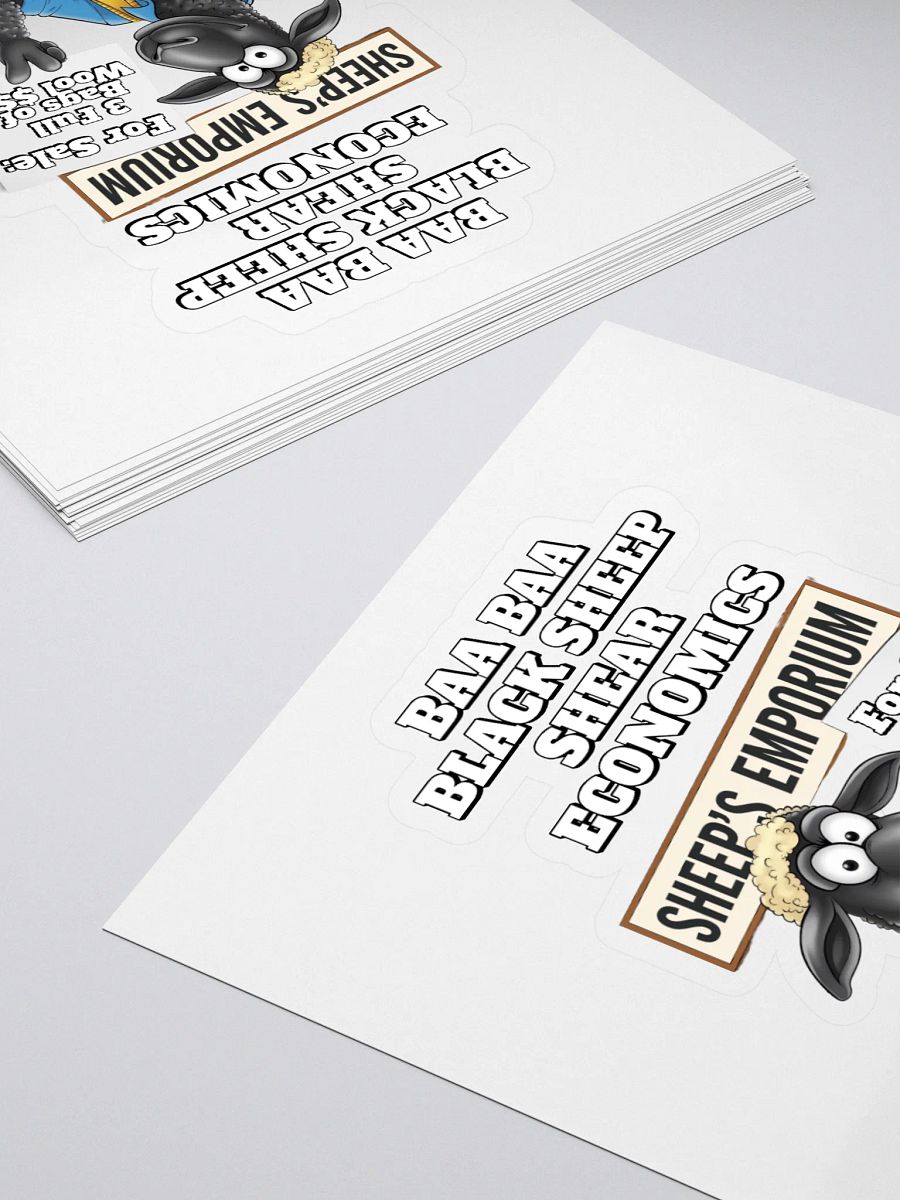 Baa Baa Black Sheep - The Entrepreneur - Funny Sticker product image (4)