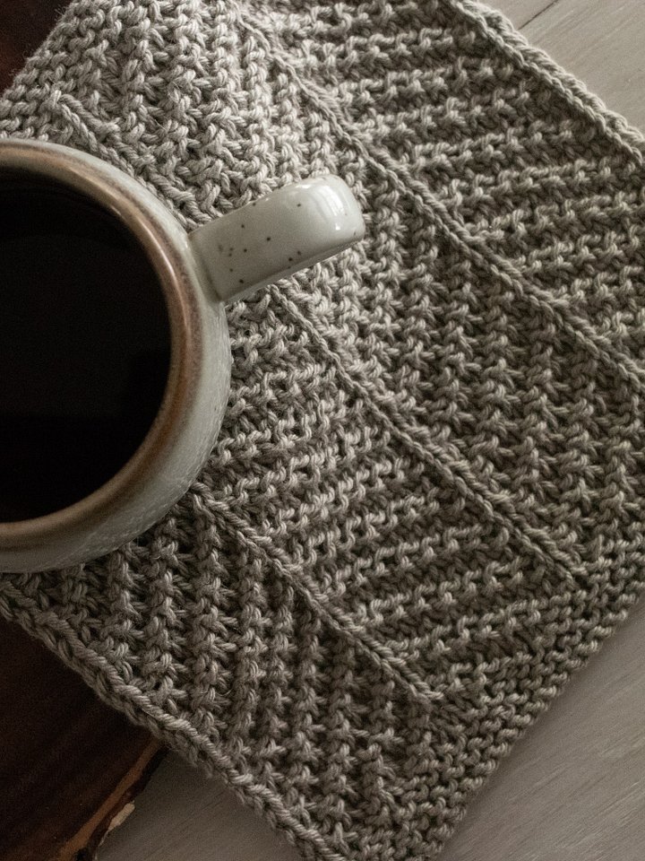 Chevron Dishcloth Knitting Pattern PDF - Summertime product image (1)