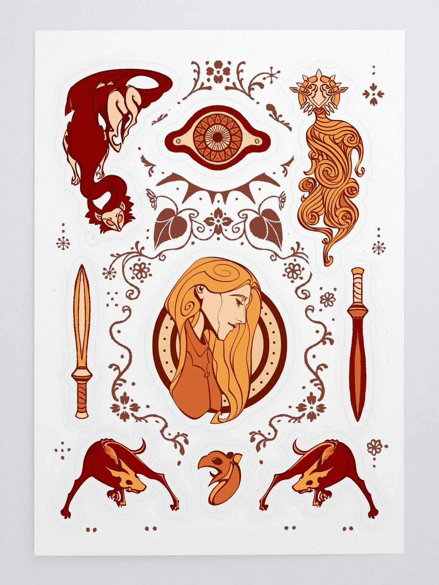 The Hounds of Achilles Sticker Sheet product image (3)