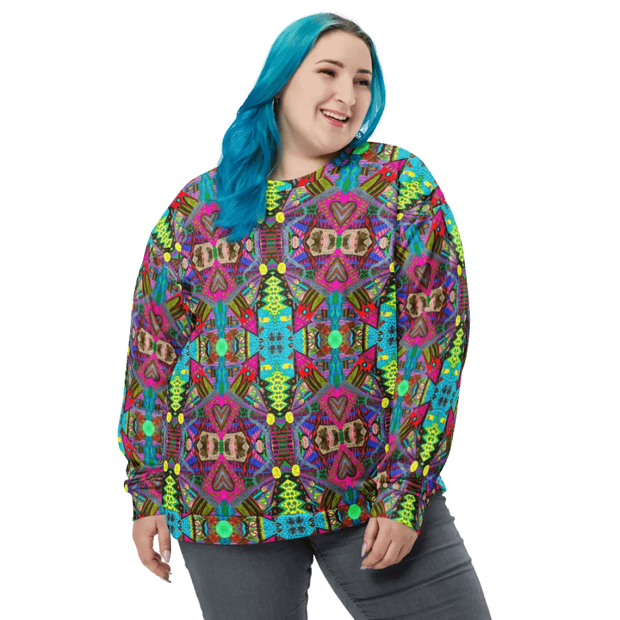 Abstract Doodle Art Tower Moment Unisex Sweatshirt product image (3)