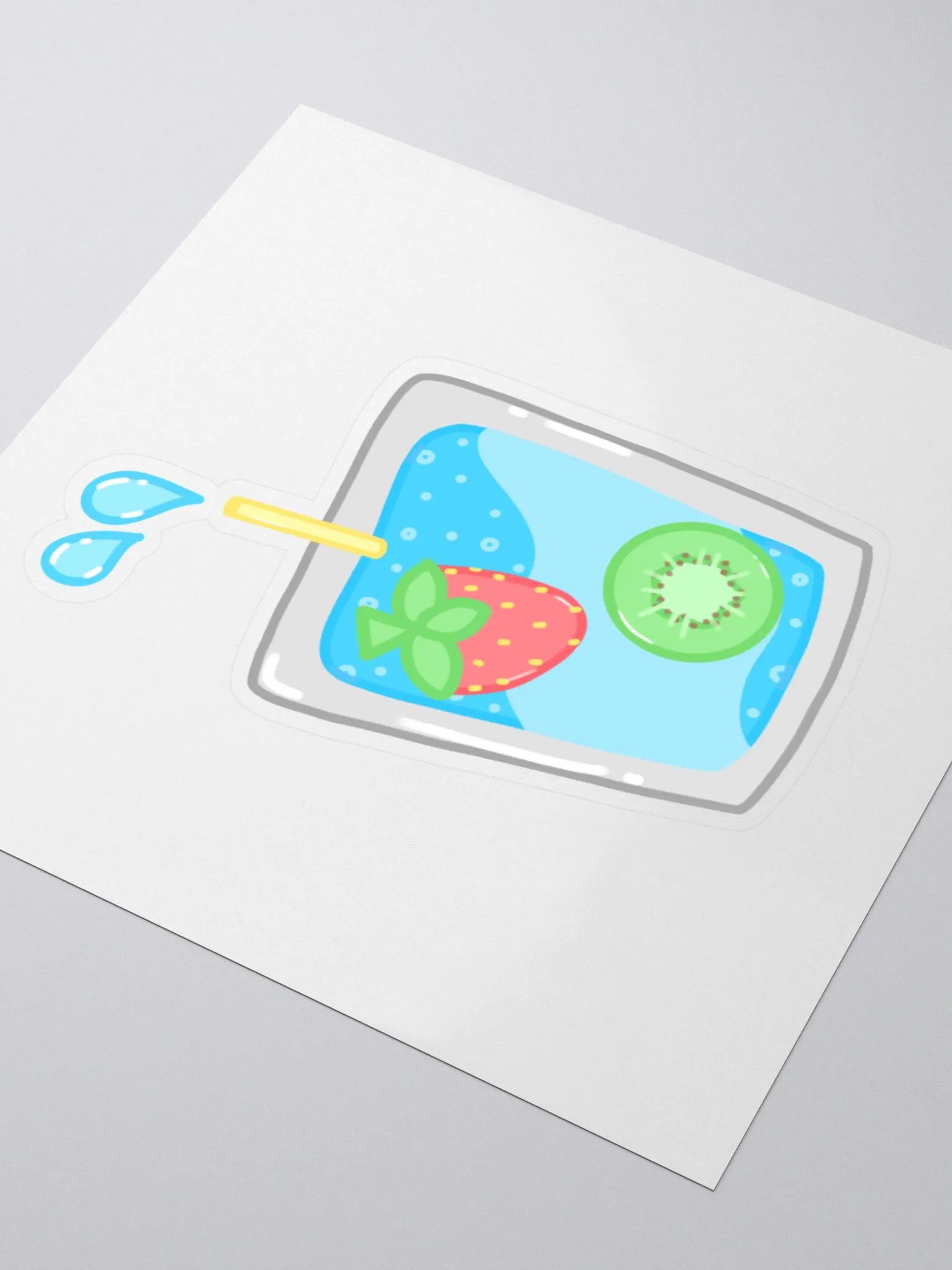 Strawberry Kiwi Juice Sticker product image (3)