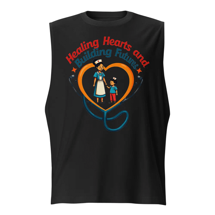 family oriented, Healing Hearts and building future Muscle Tank product image (1)