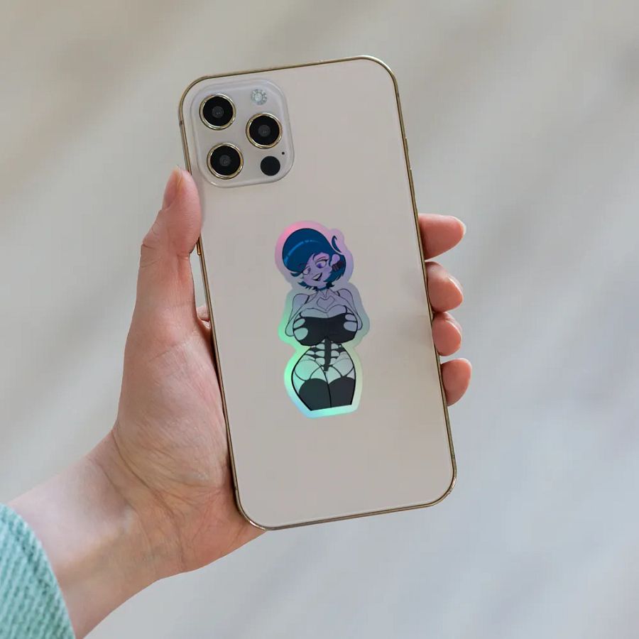 Goth C4ndy Valentine Sticker Holographic product image (8)