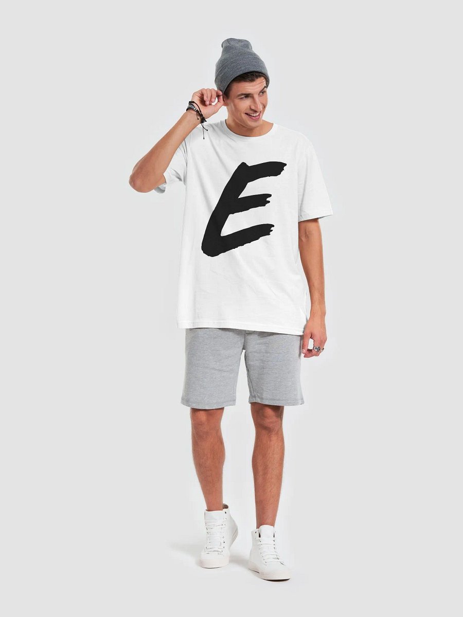 E Casual Fit T-Shirt White product image (6)