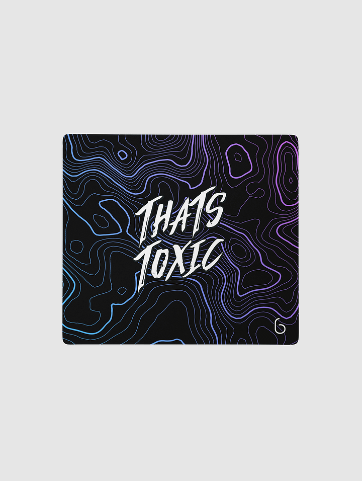 (2 Sizes) That's Toxic Black/Faded Desk Mat product image (1)
