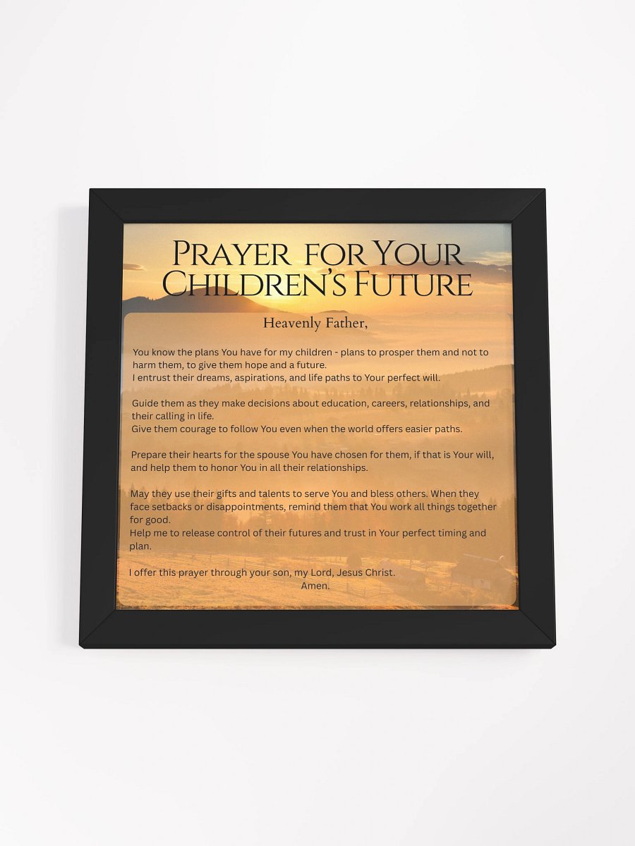 Prayer for your Children's Future - Square product image (4)