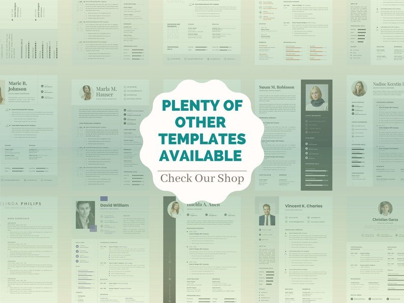 50 Resume Template Bundle product image (6)