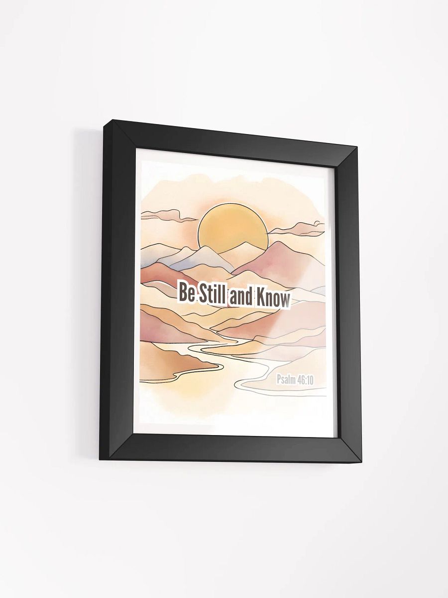 Be Still and Know