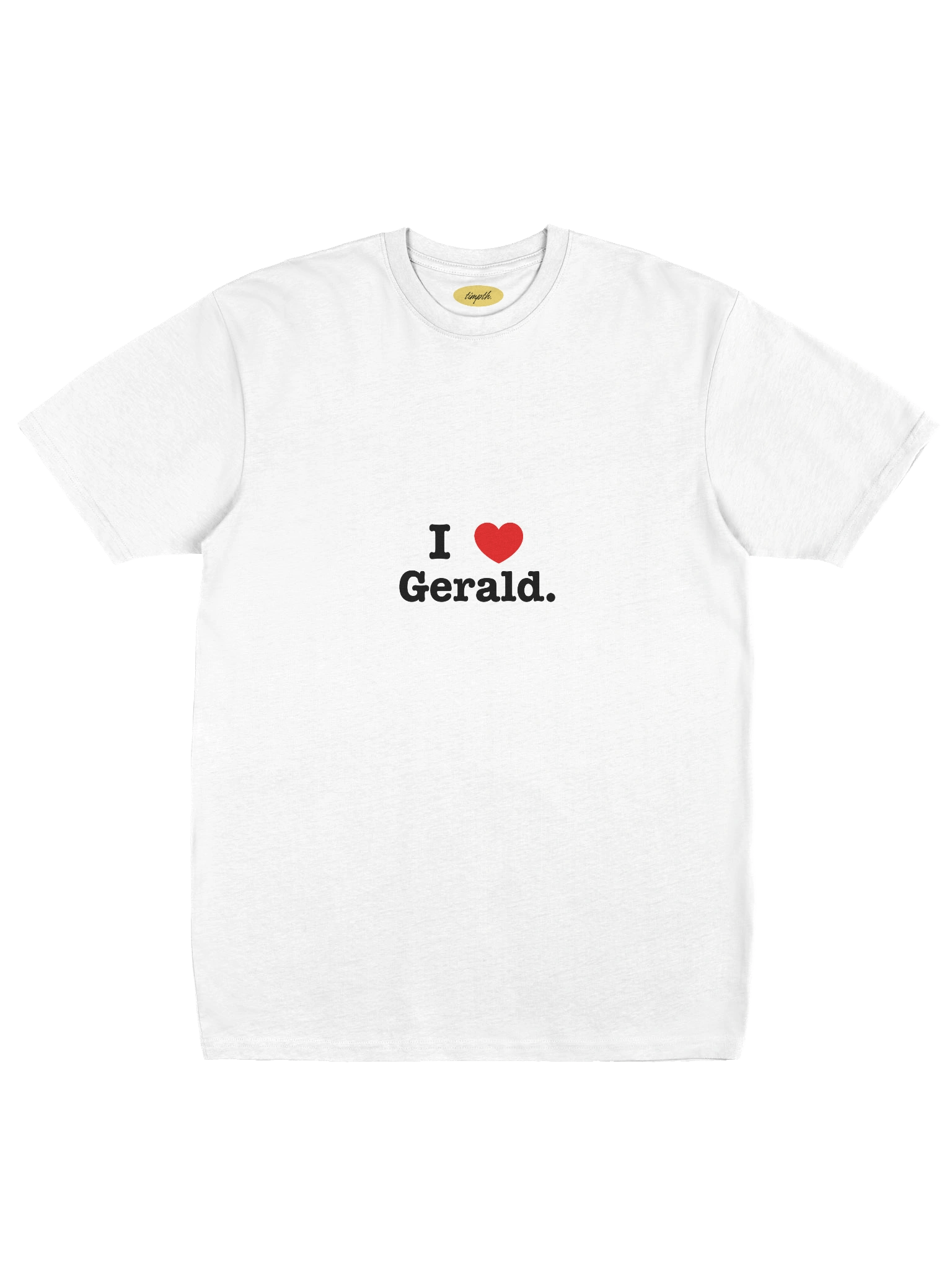I ❤ Gerald Tee WHITE product image (1)