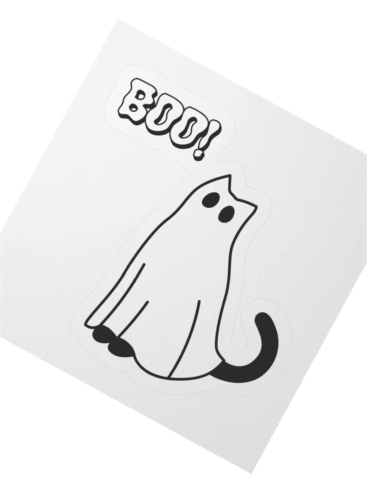 Scary Ghost Sticker product image (6)