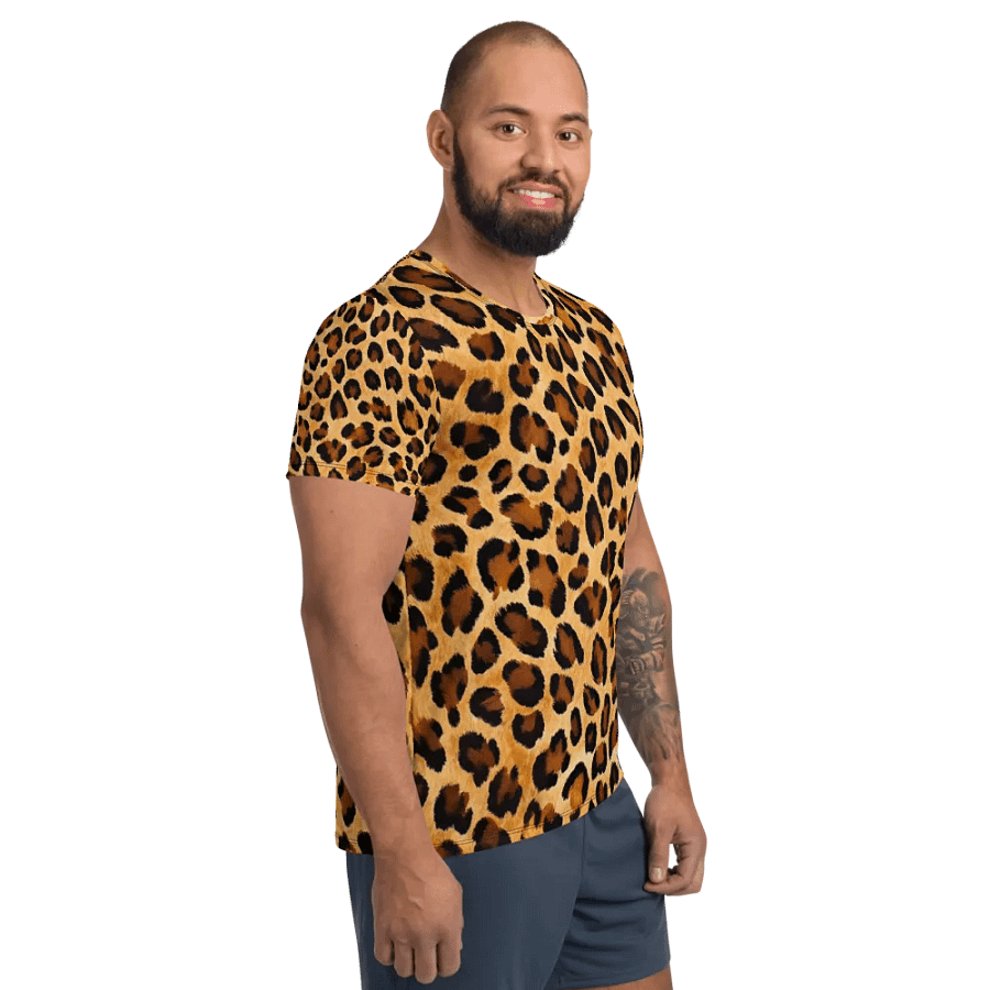 Leopard Gold Athletic Tee product image (4)