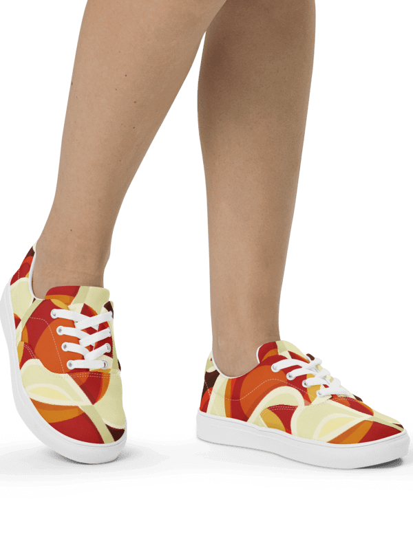 Sunset Fiesta | Women's Lace-Up Canvas Shoes product image (2)
