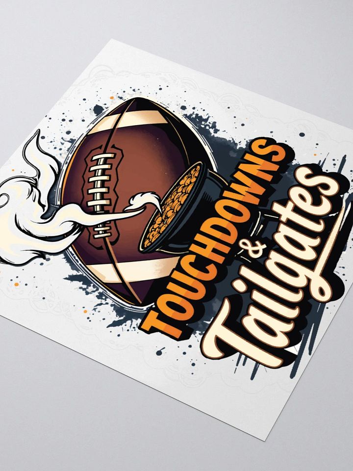 Touchdowns & Tailgates Party Sticker Set product image (1)