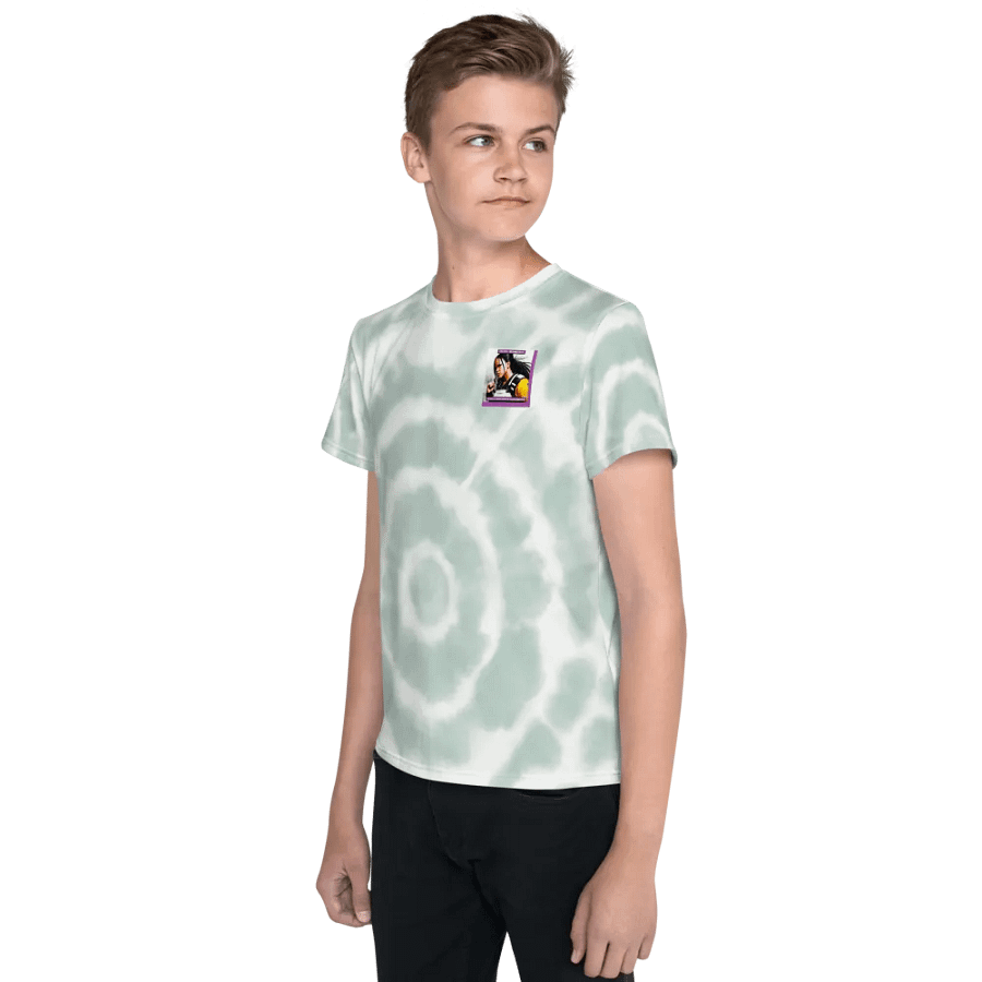 Green Dream Youth Tie-Dye T-Shirt product image (7)