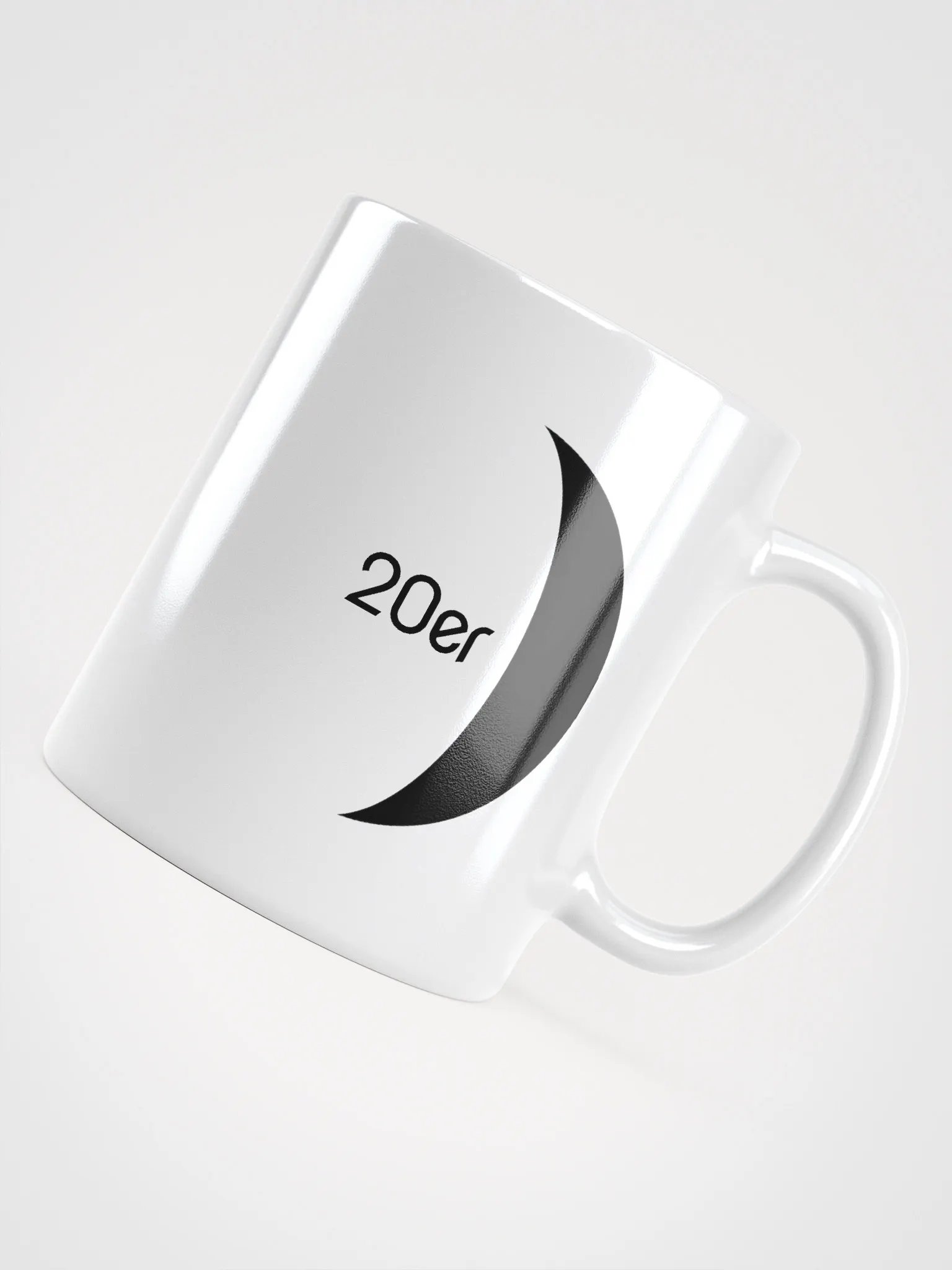 20er Waning Gibbous (White Glossy Mug) product image (4)