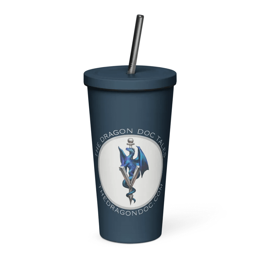Dragon Doc 20 oz Insulated Steel Tumbler (Blue): Cooler Than a Frost Dragon’s Breath product image (1)