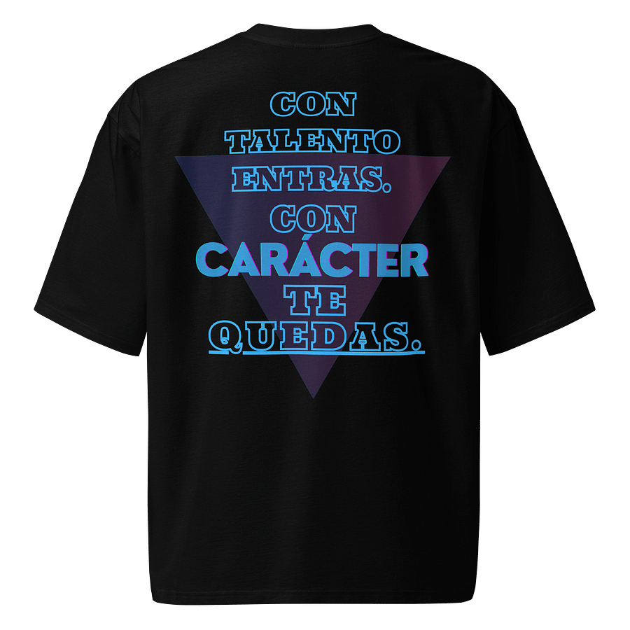 Talento y Caracter UNISEX eight22 Custom Oversized Blk/Blue product image (1)
