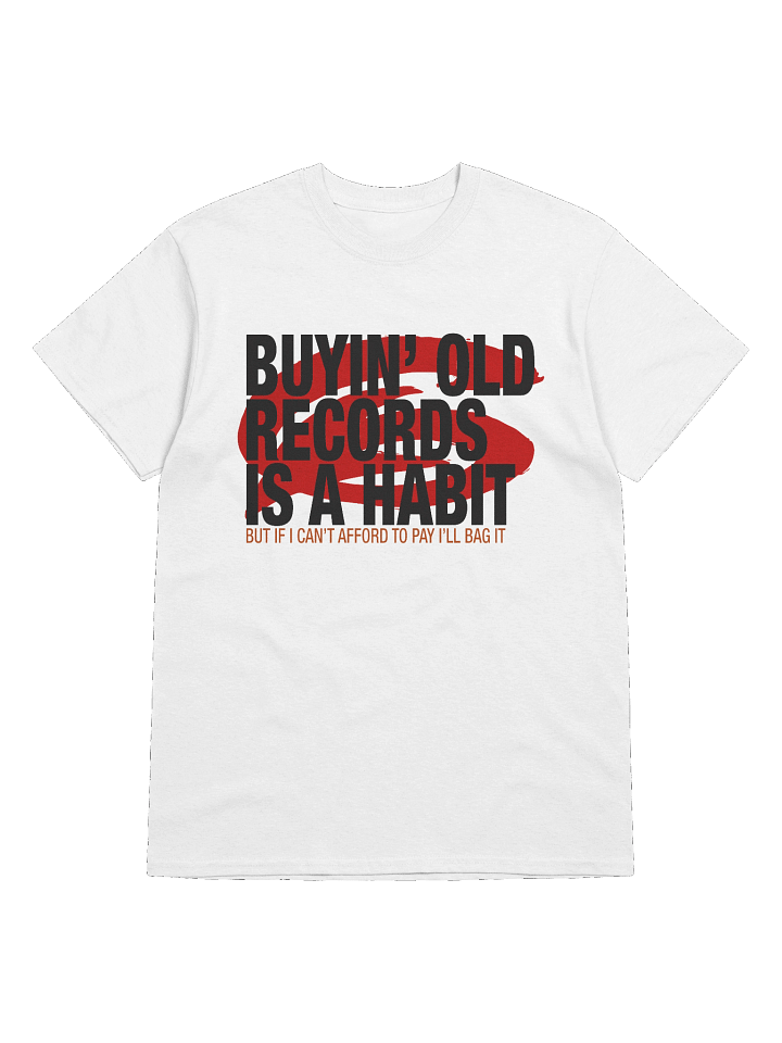 Buyin' Old Records Tee (Black Print) product image (1)