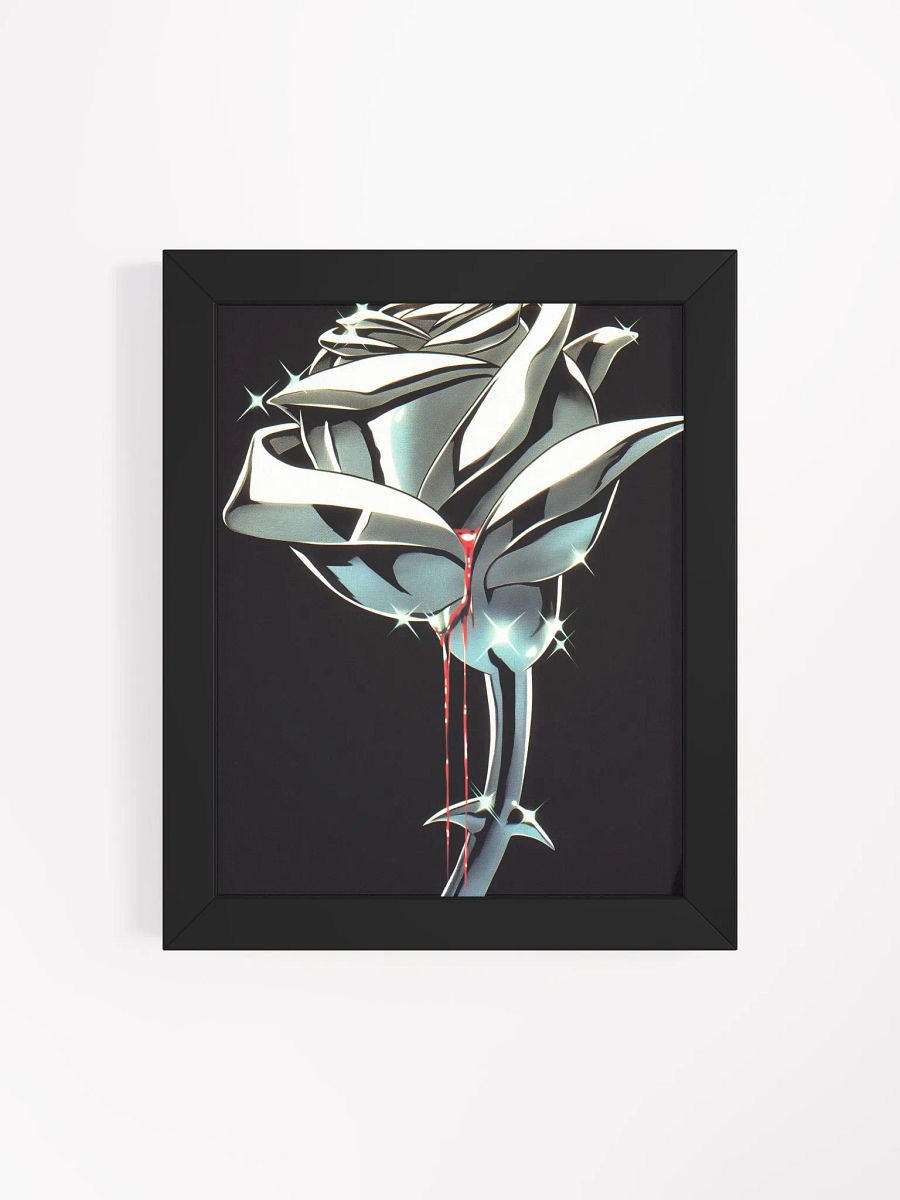 Gothic Metalic Rose Framed Poster product image (4)