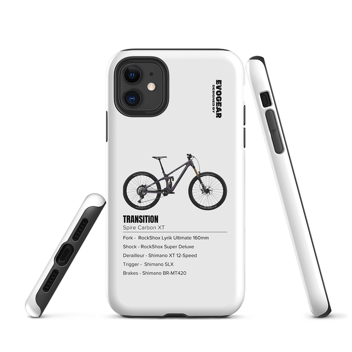 White Transition Spire XT iPhone Case product image (1)