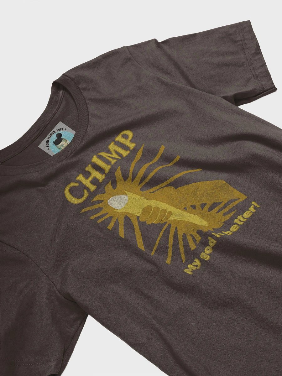Chimp: My God Is Better Unisex T-shirt product image (52)