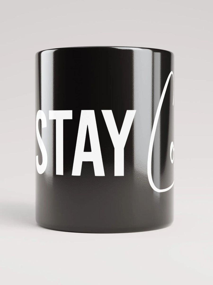 Stay CoZ Black Glossy Coffee Mug product image (2)
