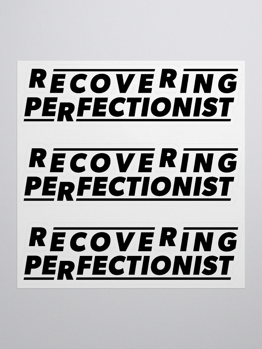 Recovering Perfectionist Stickers product image (1)