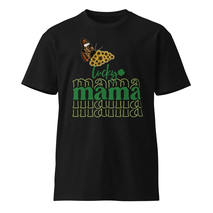 Lucky Mama Butterfly Sunflower T-Shirt product image (1)